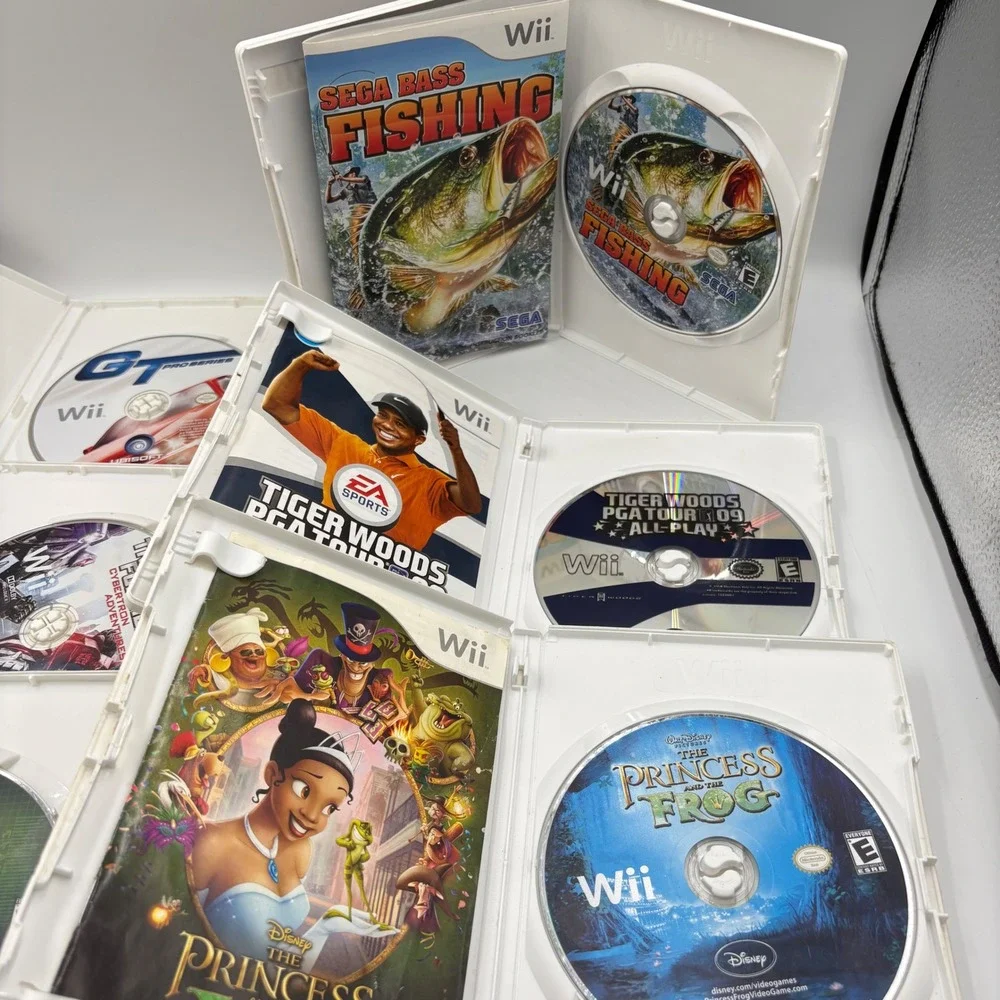 Nintendo Wii Games Bundle 6-Game Lot Various Good Bakugan Transformers Disney